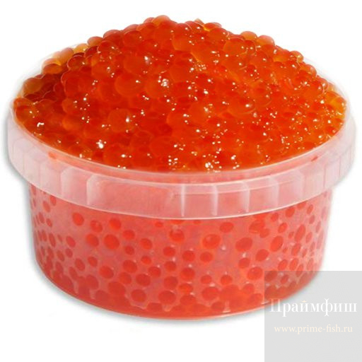 Икра чавычи среднесолёная, 500 гр