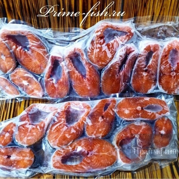 Стейк форели свежемороженый, 1 кг