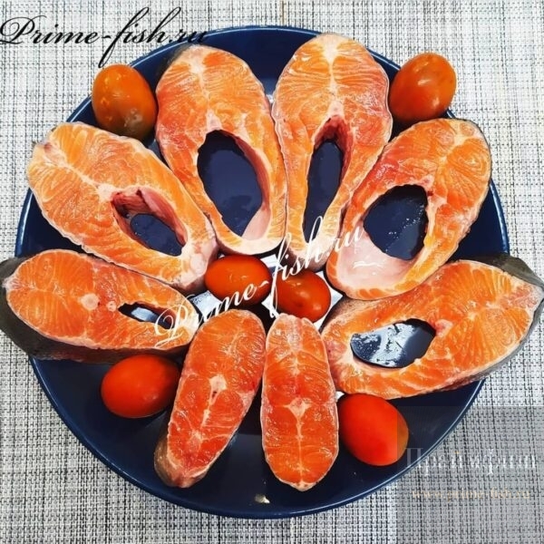 Стейк форели свежемороженый, 1 кг