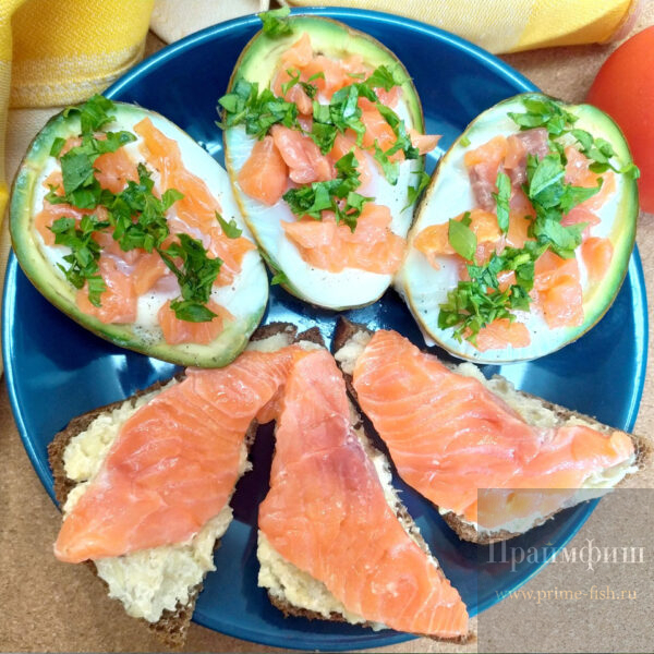 Филе форели слабосолёное на коже, 1 кг