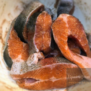 Стейк форели свежемороженый, 1 кг