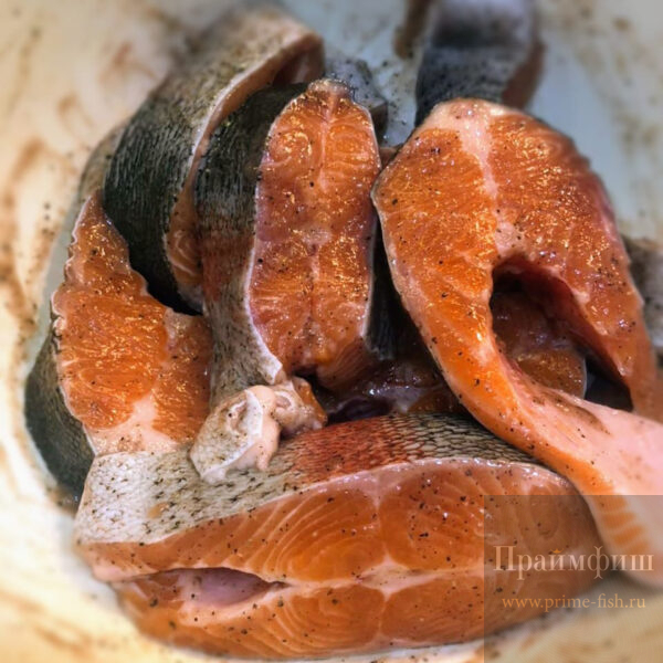 Стейк форели свежемороженый, 1 кг