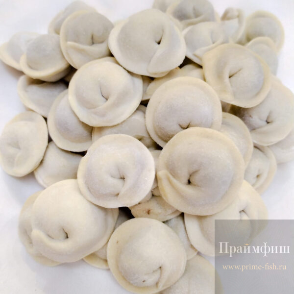 Пельмени из мяса щуки 800 гр. Ручная лепка.