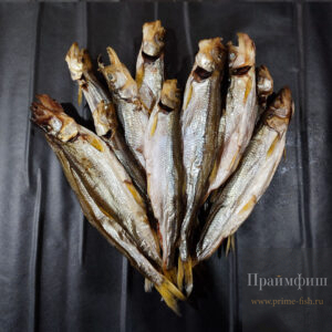 Корюшка вяленая, слабосолëная, икряная
