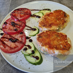 Котлеты из форели с брокколи и сыром, 1кг