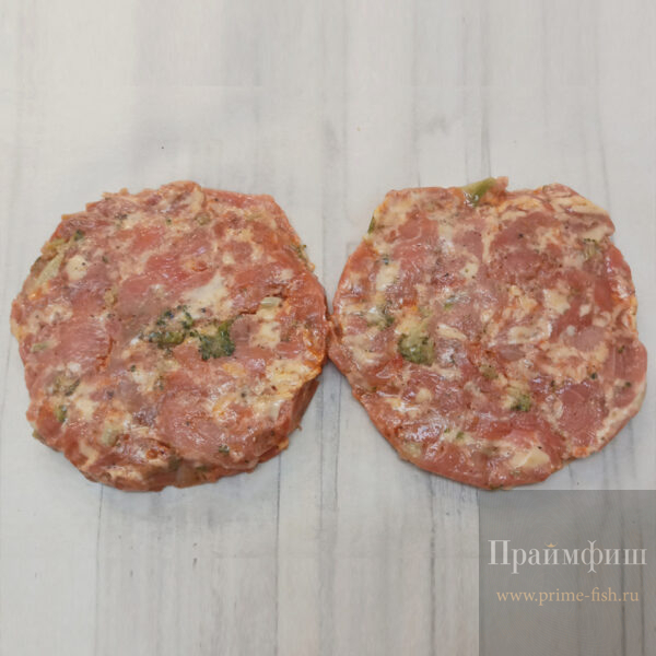 Котлеты из форели с брокколи и сыром, 1кг